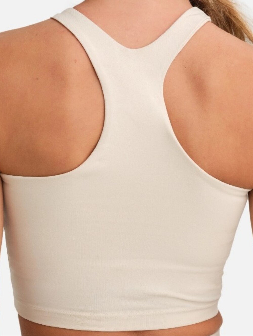 MATE the Label Organic Stretch Crop Racer Tank - Picture 6 of 9